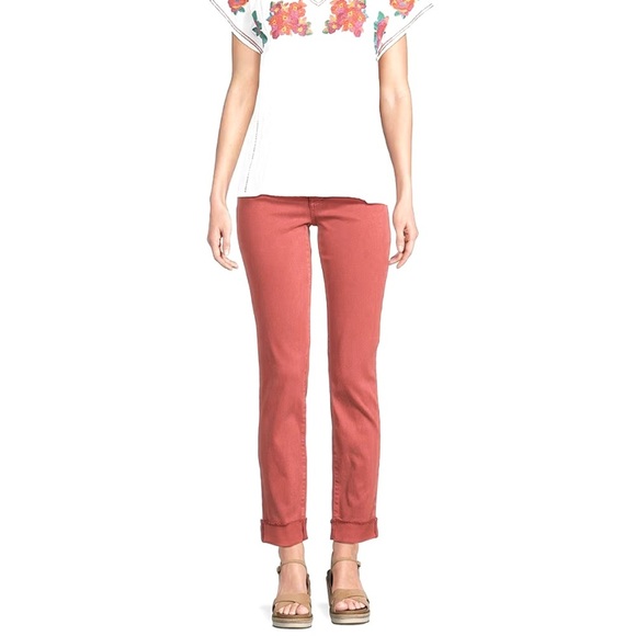 KUT from the KLOTH Jeans Women’s Amy Crop Straight Leg Distressed Denim Size 18 - Picture 3 of 5